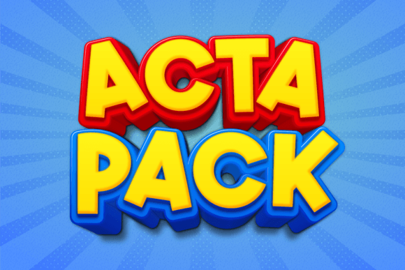Acta Pack: The Playful Display Font for Creative Projects