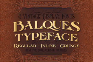 Balques: A Vintage Display Font for Distinctive Design