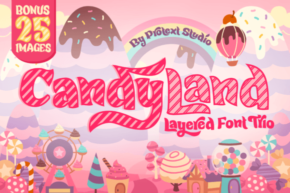 Candy Land: A Whimsical Font for Playful Designs