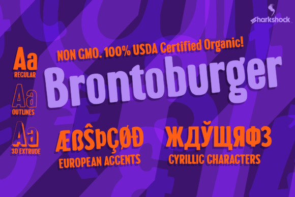 Discover Brontoburger: The Trendy Display Font
