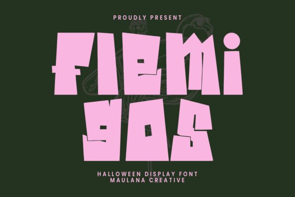 Flemigos: Your Creative Display Font for Halloween Designs