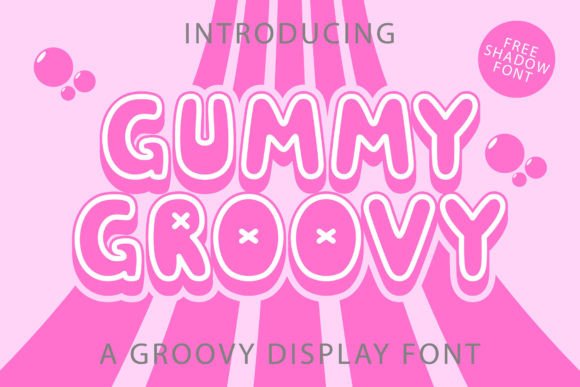 Gummy Groovy: A Retro Display Font with Modern Charm