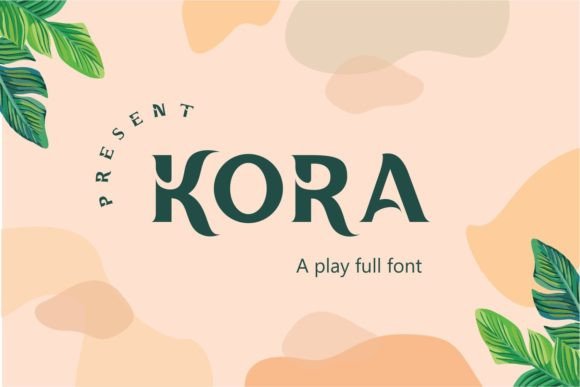 Kora: Where Tropical Grace Meets Modern Display Typography