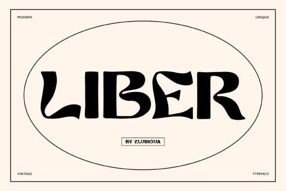 Liber Retro: A Wavy, Whimsical Display Typeface