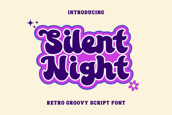 Silent Night: A Quirky Display Font for Joyful Designs