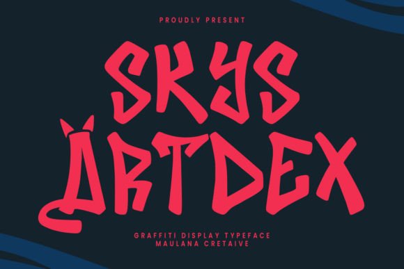 Skys Artdex: Urban Graffiti Font for Bold Designs