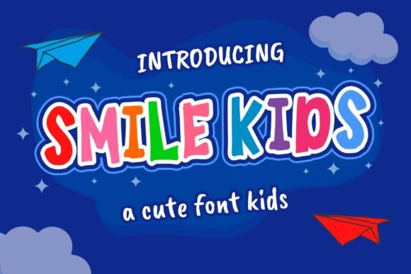 Smile Kids Font: A Fun & Friendly Display Typeface for Creative Projects