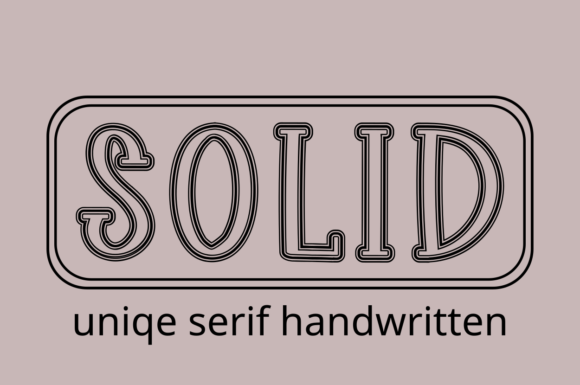 Solid: A Display Font for Modern, Impactful Design