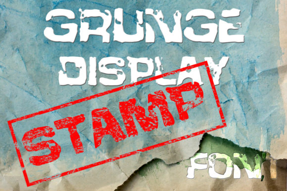 Stamp: A Brushed Rough Display Typeface for Impactful Design