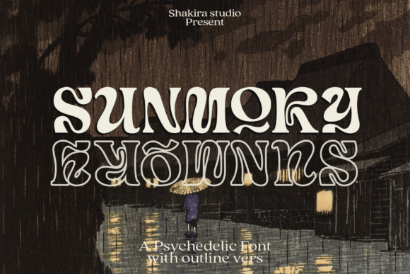 Sunmory: A Psychedelic Serif for Bold, Creative Design