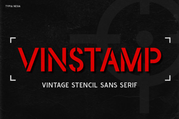 Vinstamp: A Bold Display Font for Impactful Designs